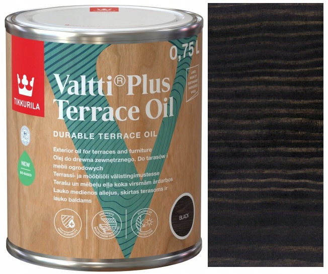 

Tikkurila Valtti Plus Terrace Oil 0,75L Black