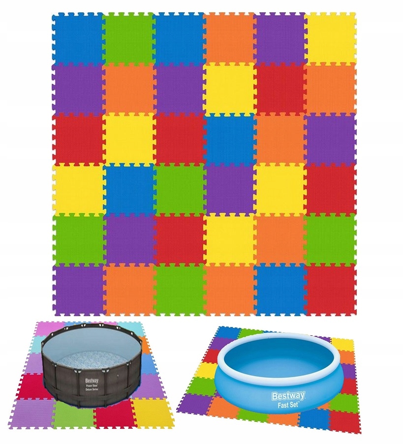 

Puzzle Eva Mata Piankowa 10 sztuk pod basen Grube