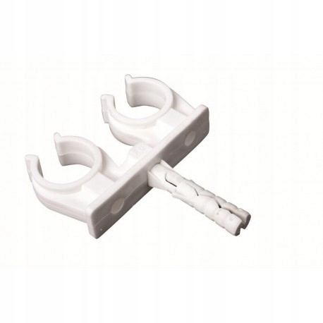 Držák Na Trubky Dvojitý Se Šroubem 20/22 100 Ks