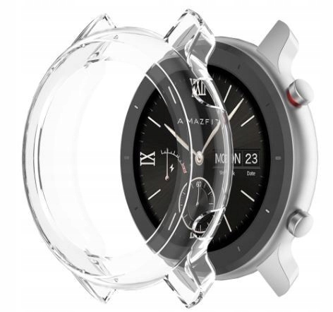 

Etui Case Nakładka Do Amazfit Gtr 47MM Smoke Clear