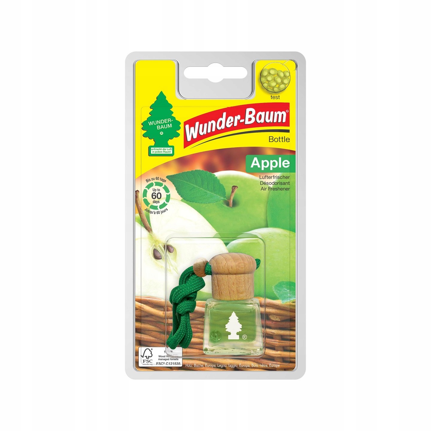 

Zawieszka Zapachowa Wunder Baum Bottle Apple 4,5ml