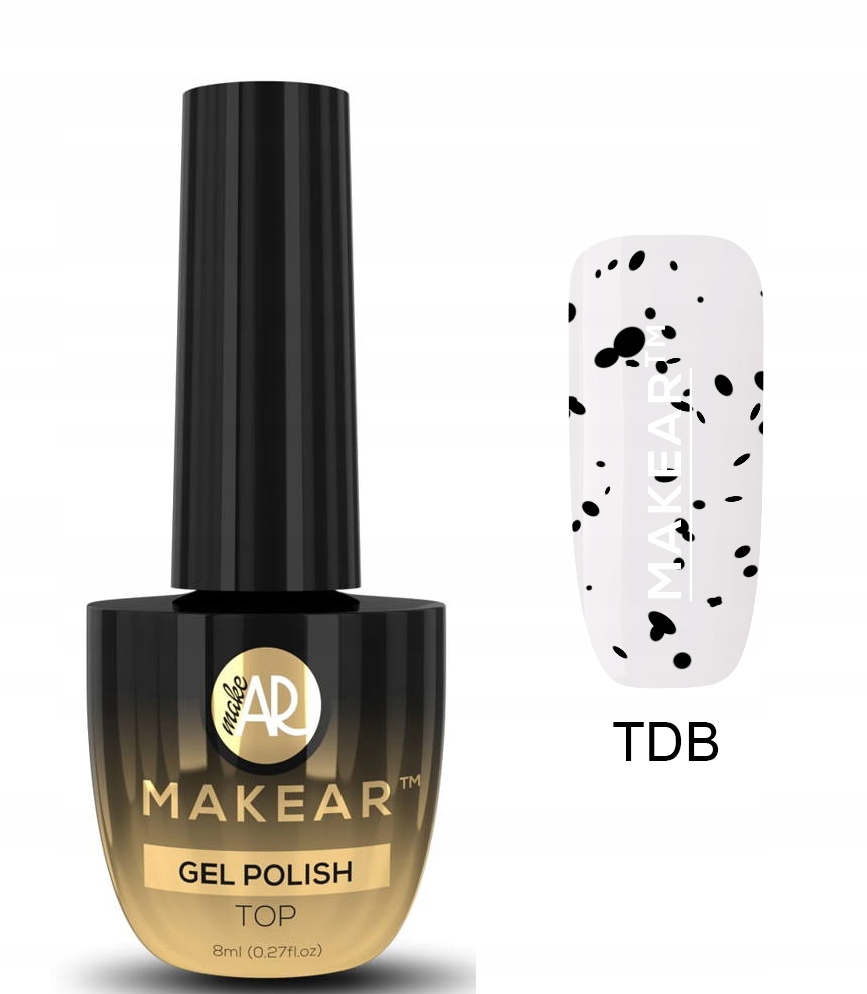 MAKEAR Top Dots black 8ml (no wipe)