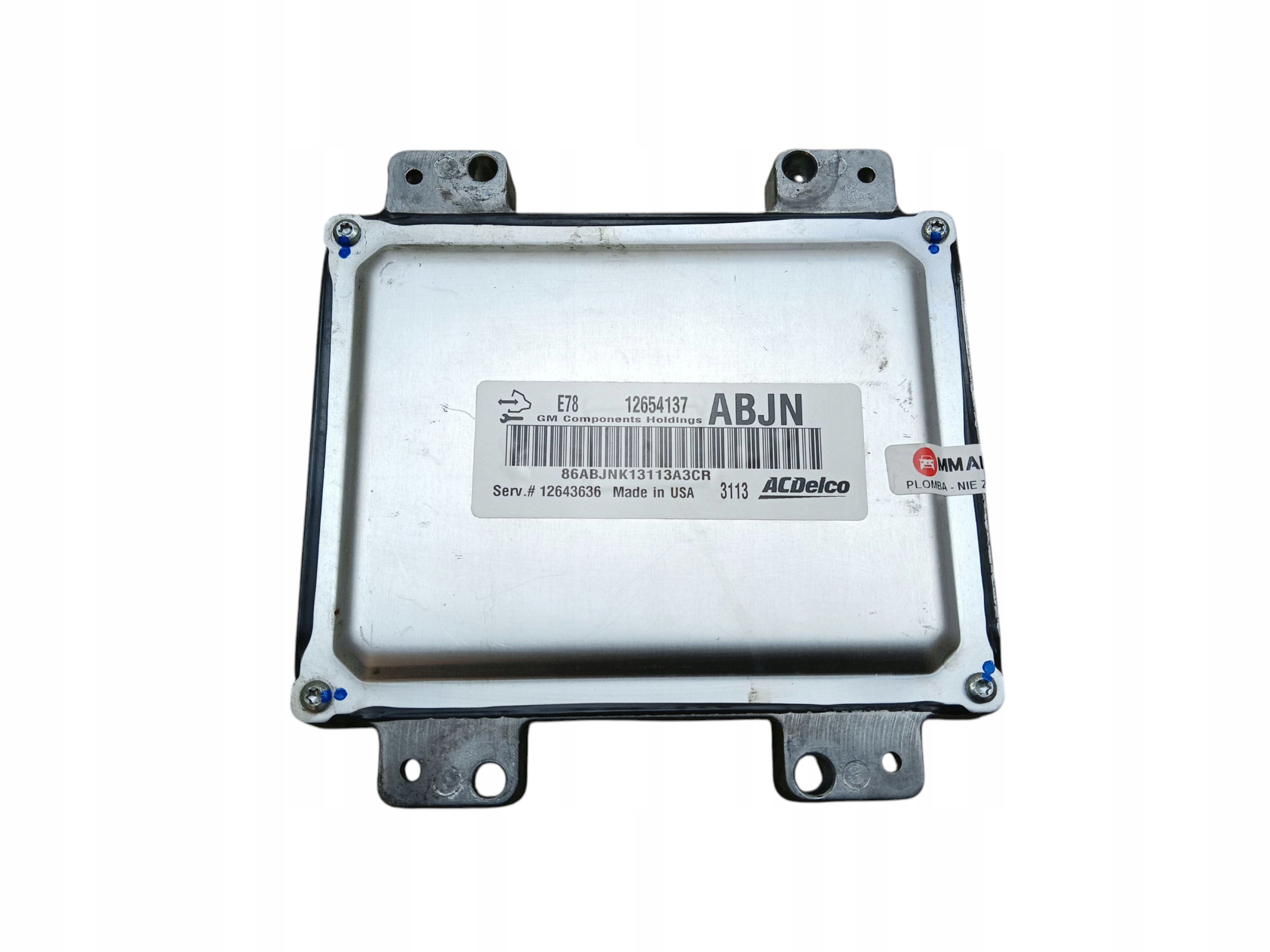computer control unit of the engine OPEL MOKKA A (2012-2016) 1.4 T 140KM 12654137
