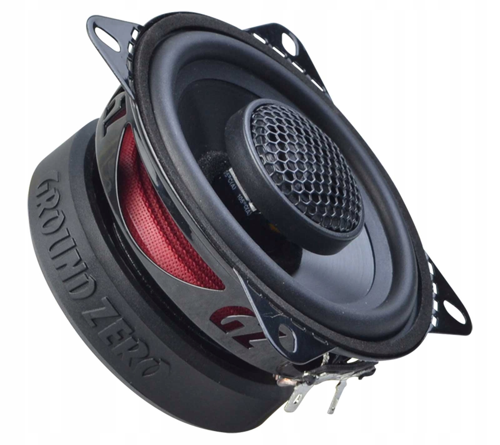Ground Zero Gzrf 4.0SQX reproduktory do auta 100 mm 2 priechodné 3 Ohm maskovacie