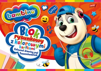 

Blok Rysunkowy Kolorowy Bambino A4 16 Kartek