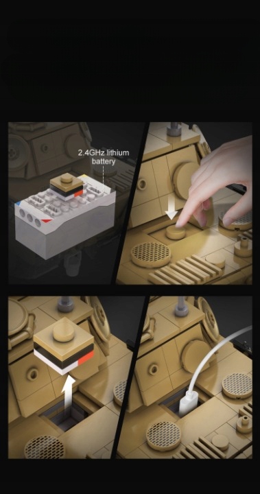 MASTER TECHNIC ТАНК ПАНТЕРА БЛОКУЄ ТАНК 907 ЕЛ. CONTROLLED PRO POWER SYSTEM від Cada