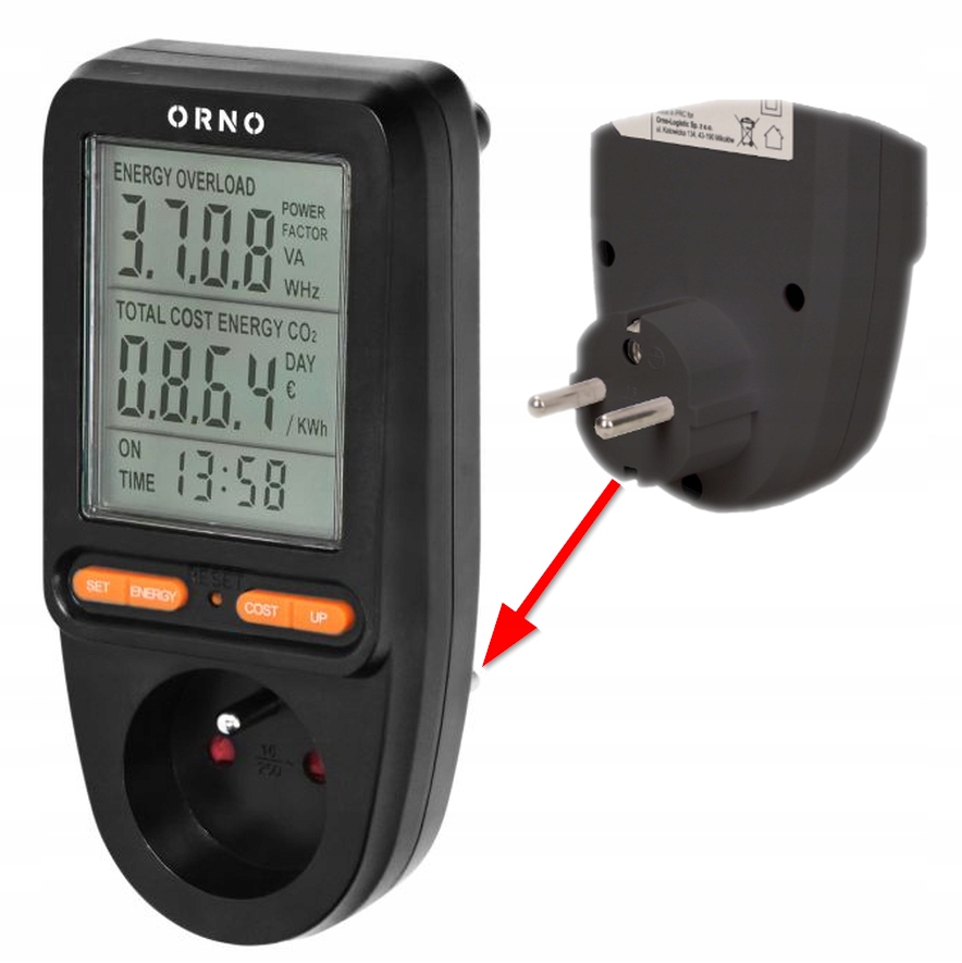 LICZNIK ENERGII MIERNIK WATOMIERZ ZUŻYCIA PRĄDU