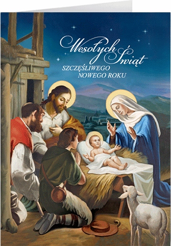 

Na Boże Narodzenie Kartki bez życzeń puste BRBT28