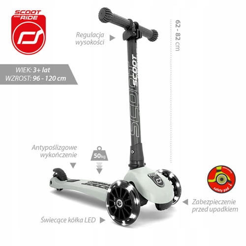 SCOOTANDRIDE 3+ LED Hulajnoga świecąca Kod producenta 96344