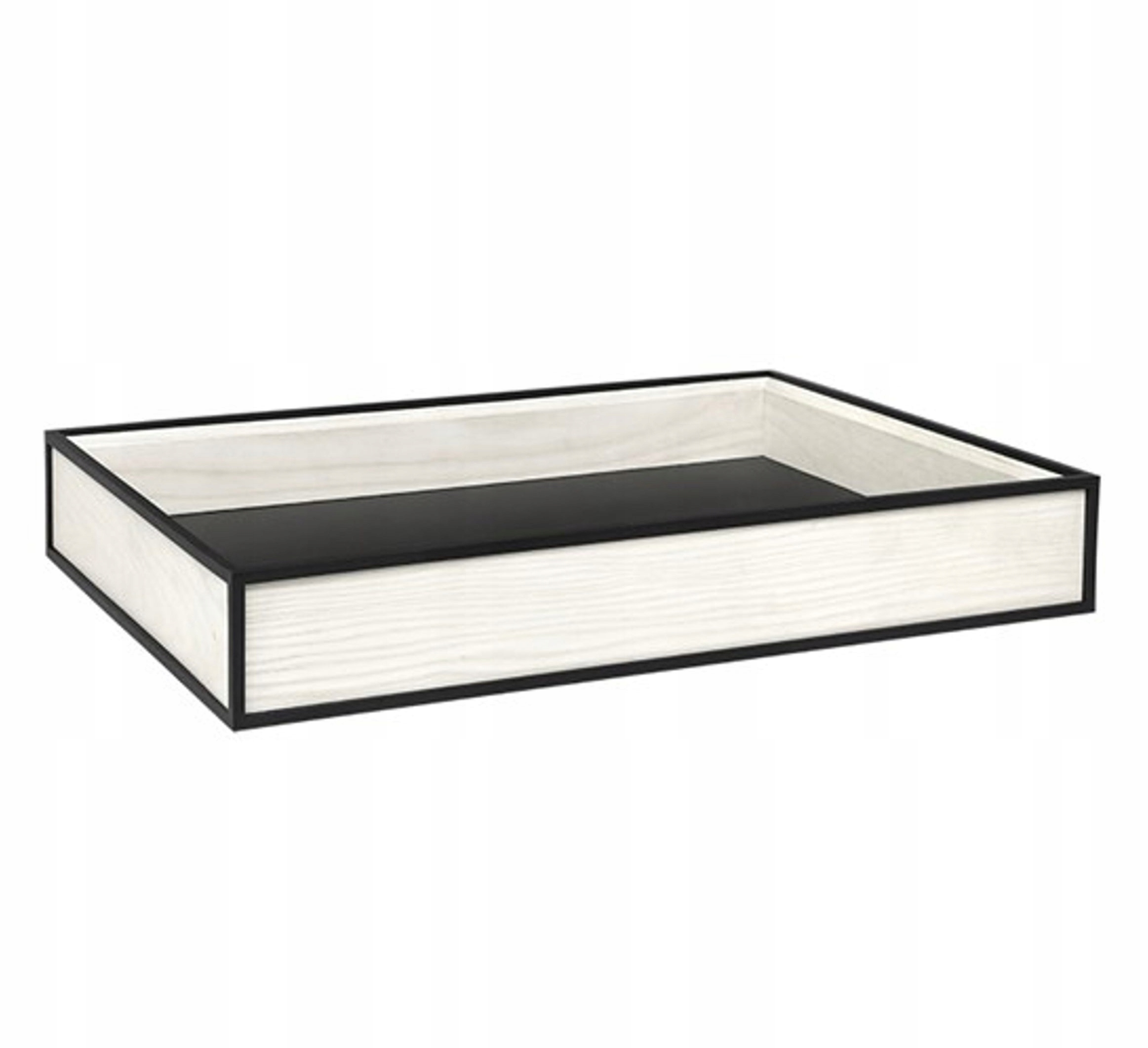 od Lassen Frame Podnos Dekoratívny 45 cm Čierna Krémová