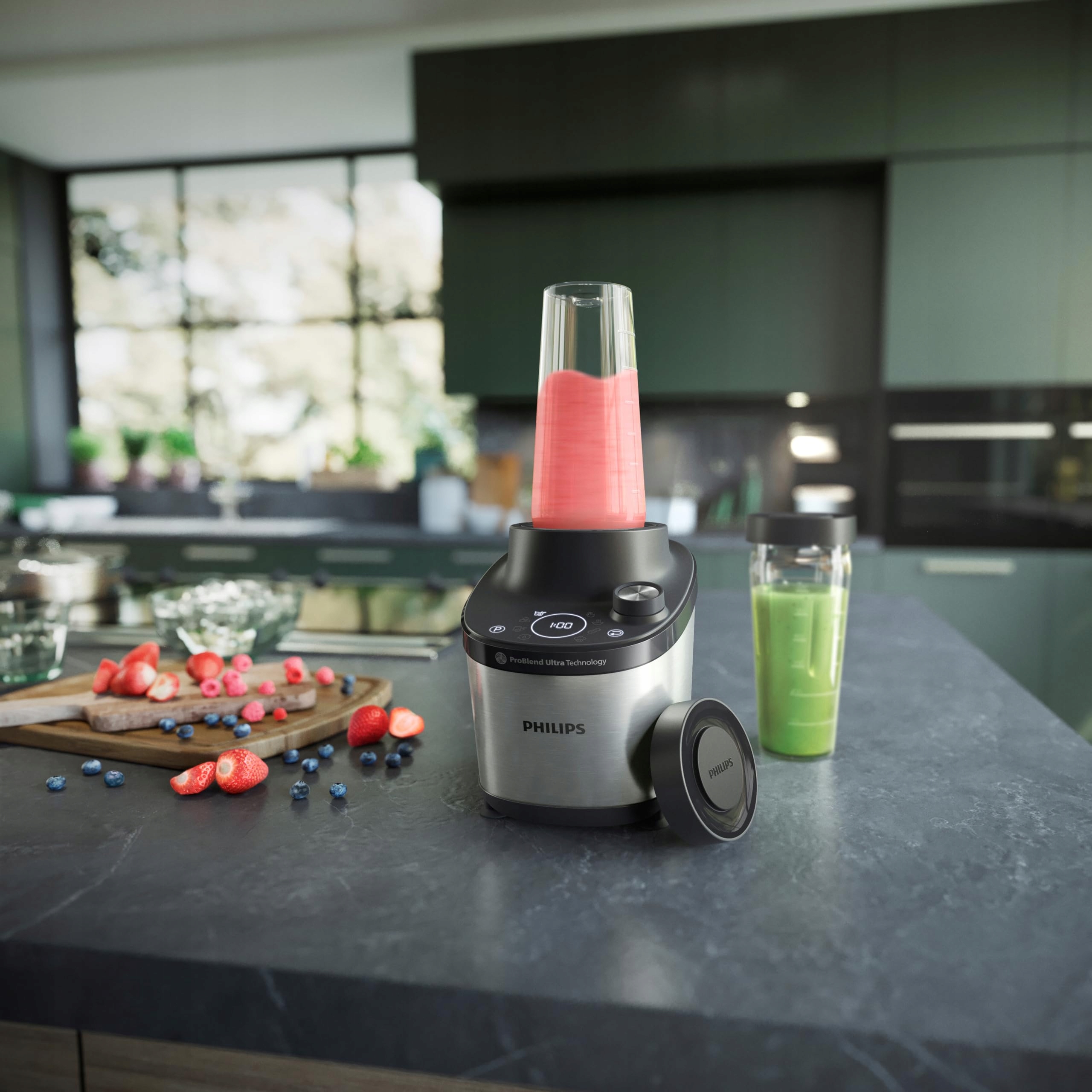 PHILIPS Blender Wysokiej Mocy 7000 ProBlend Ultra 1500W 2L Szkło App — miniatura 7