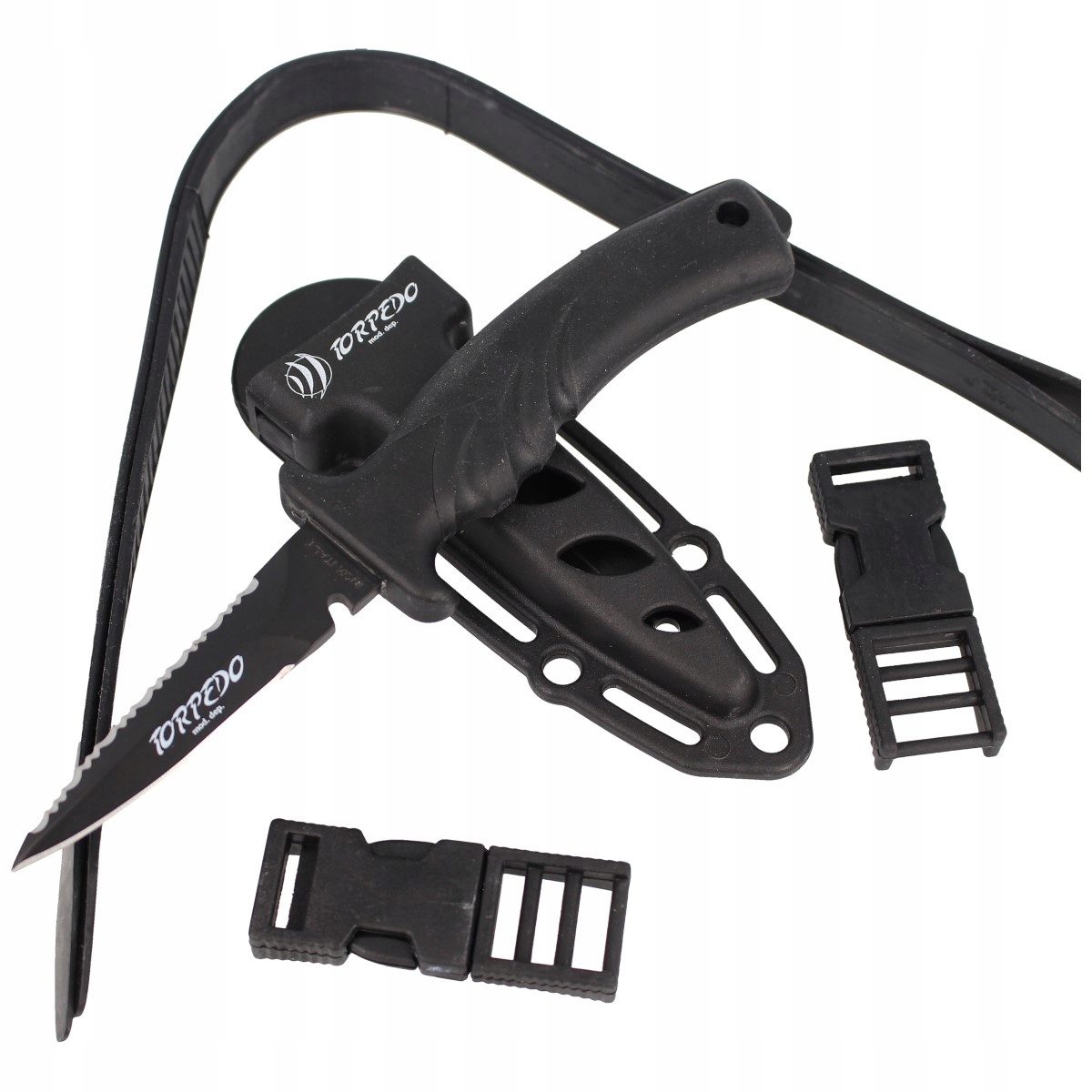 Nůž potápěčský Mac Coltellerie (torpedo 9 Be Black)