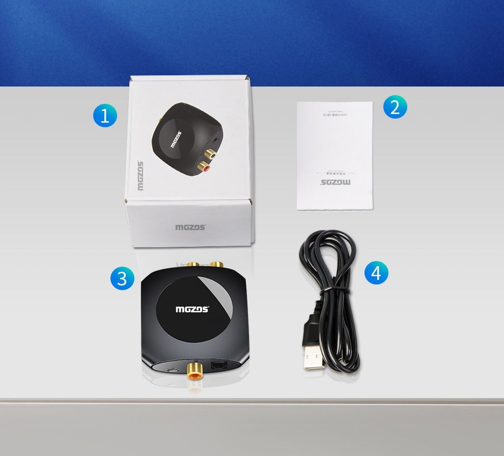 Konwerter Mozos DAC-N3 Przetwornik Cyfrowo Analog. Szerokość produktu 6 cm