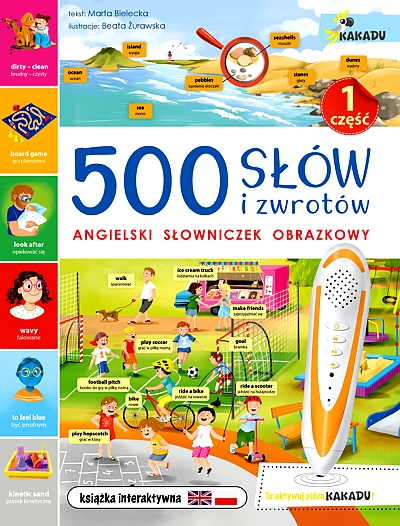 500 SŁÓW I ZWROTÓW. ANGIELSKI SŁOWNICZEK OBRAZKOWY. KAKADU