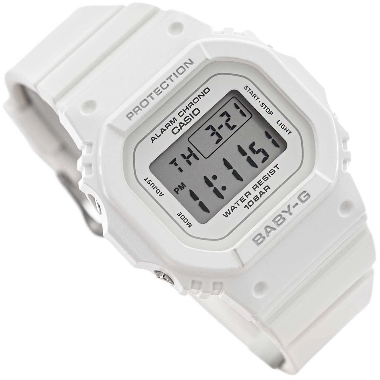 Dámské Hodinky Casio BGD-565U-7ER Baby-g Bílé 100M Alarm Datumovka Stopky