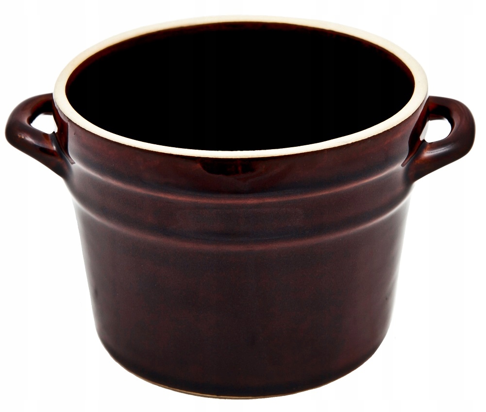 GARNEK KAMIONKOWY NA SMALEC MIĘSO SAŁATKĘ ZUPĘ OGÓRKI Z POKRYWKĄ 6L GAR Materiał dominujący ceramika