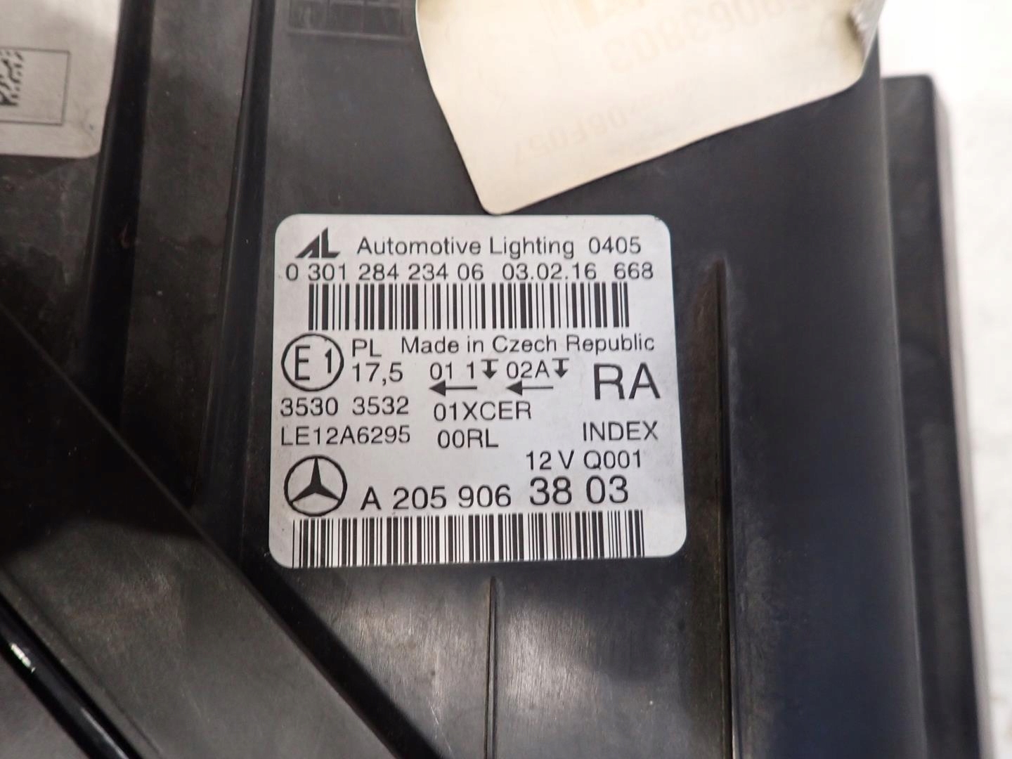 light front front right MERCEDES C-KLASA W205 2014- FULL LED A2059063803
