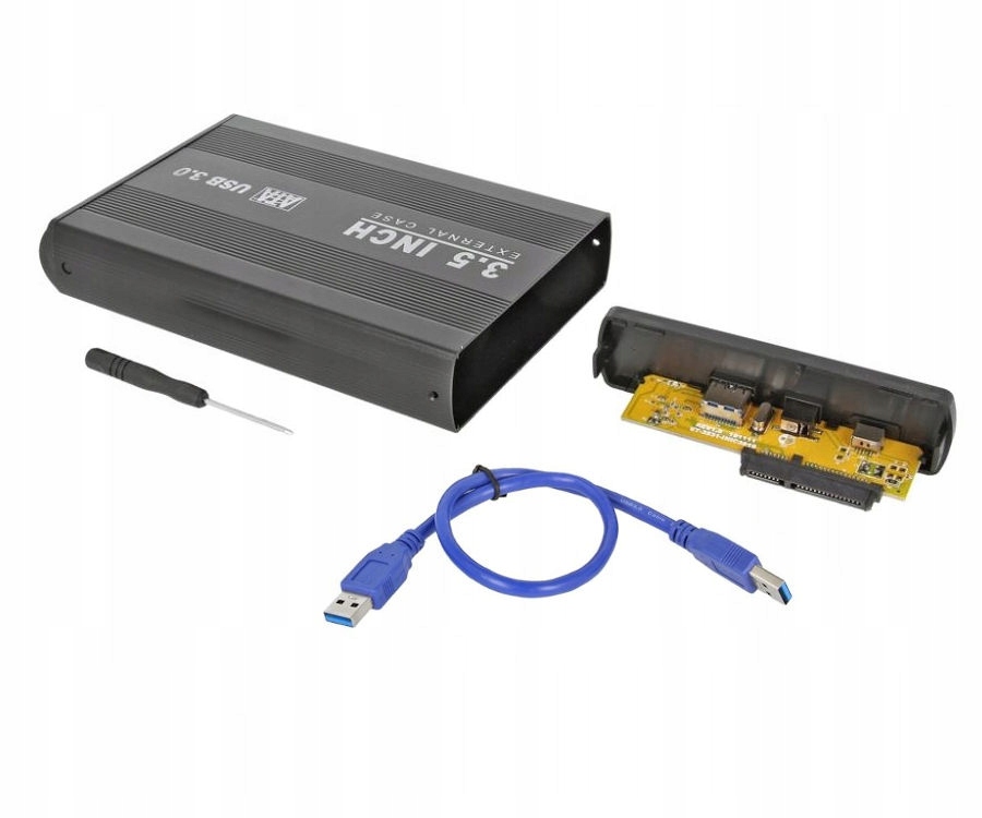 Zewnętrzna obudowa dysku twardego SATA 3,5 USB 3.0