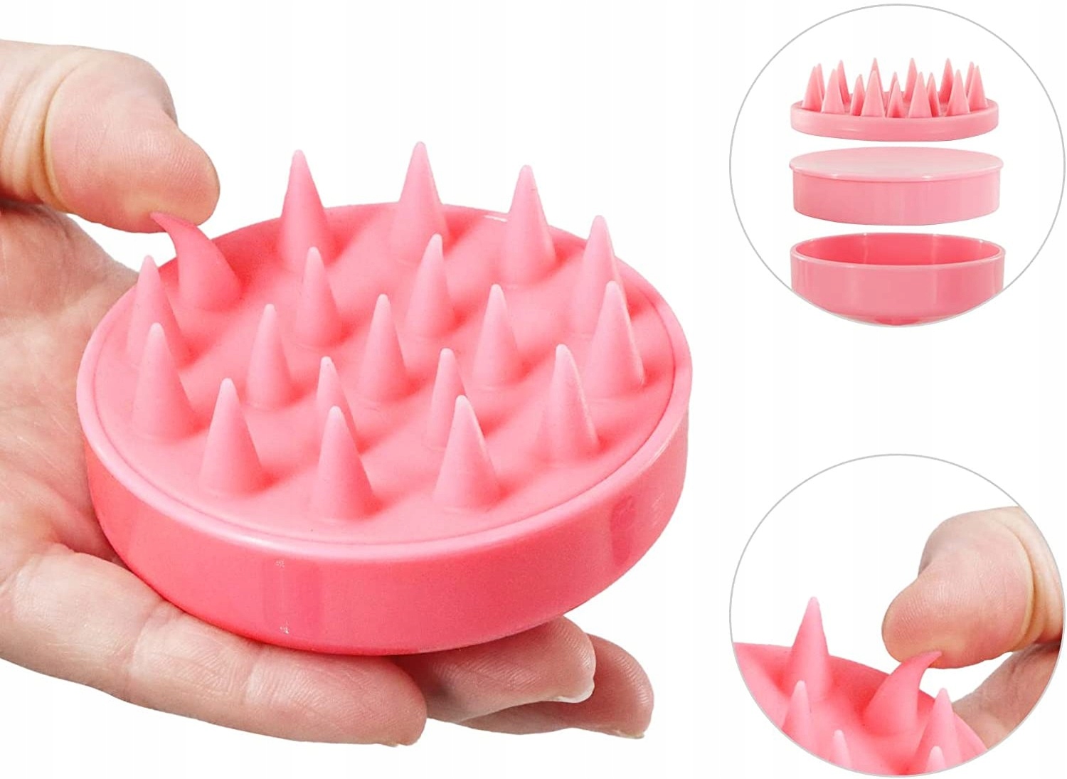 SZCZOTKA DO MYCIA GŁOWY CIAŁA MASUJĄCA