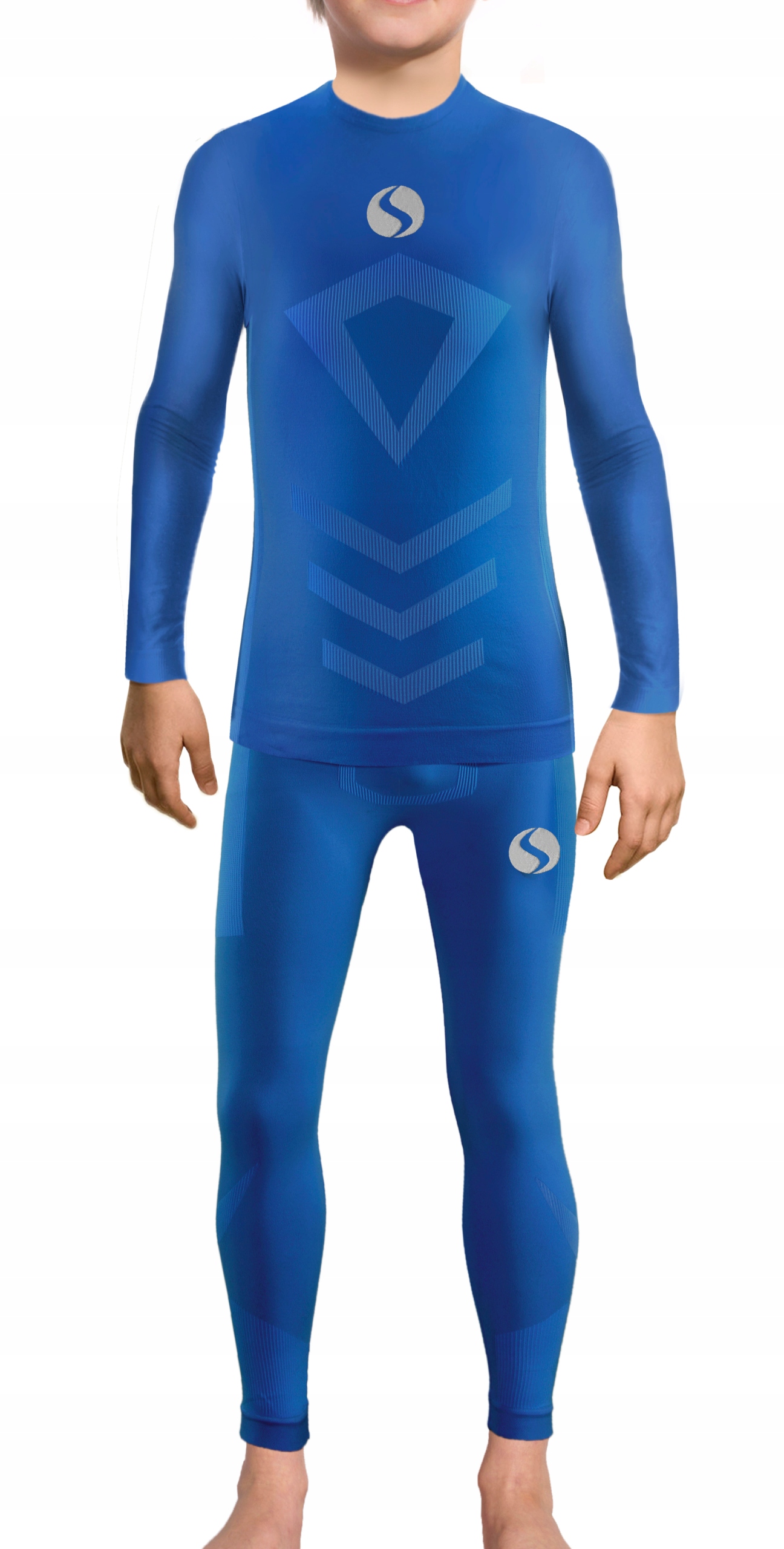 Sesto Senso Sada termoaktivního spodního prádla pro chlapce 4XS/3XS Modrá