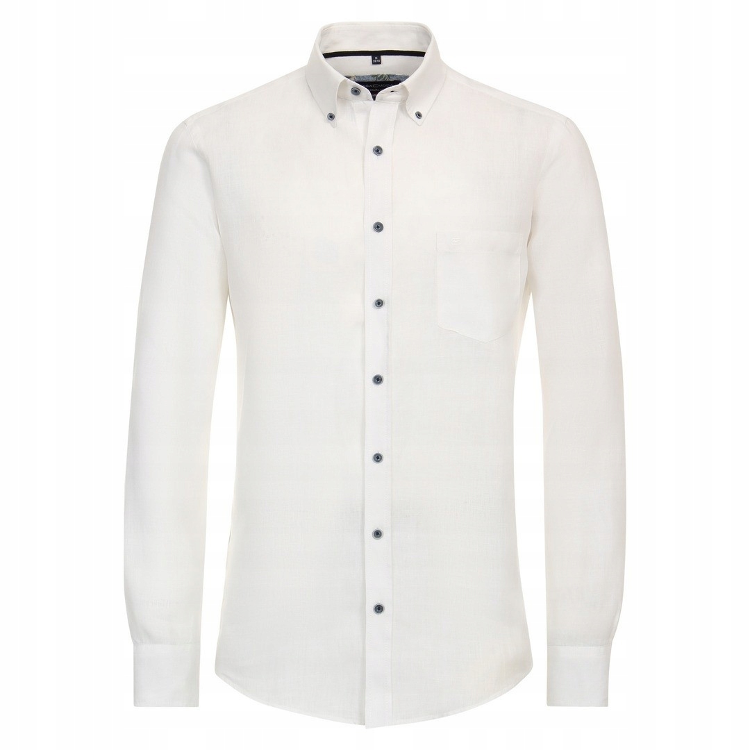 Lněná Košile Casa Moda Velké Velikosti Bílá 5XL