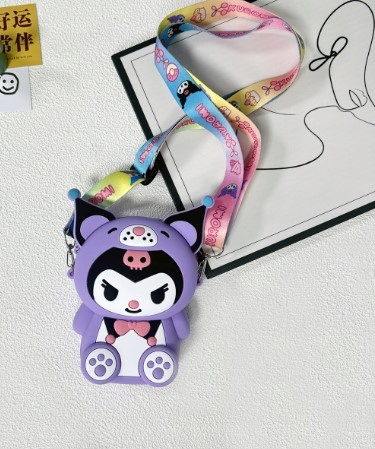 SILIKONOWA TOREBKA KUROMI HELLO KITTY Z PASKIEM ANIME KAWAI SANRIO Marka Inna marka