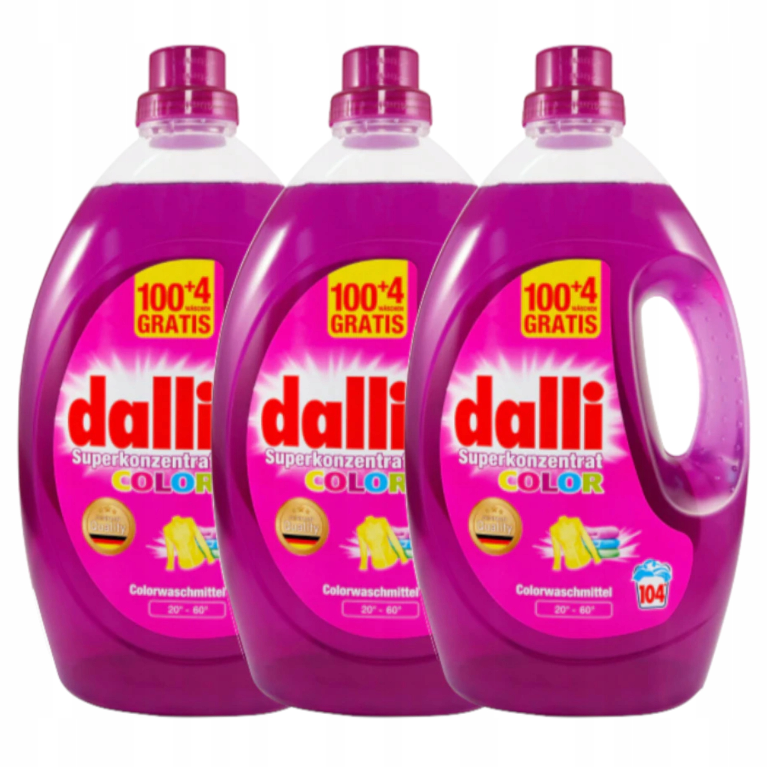 

Dalli Żel do prania kolor Płyn 3x 3,65l 104 prania