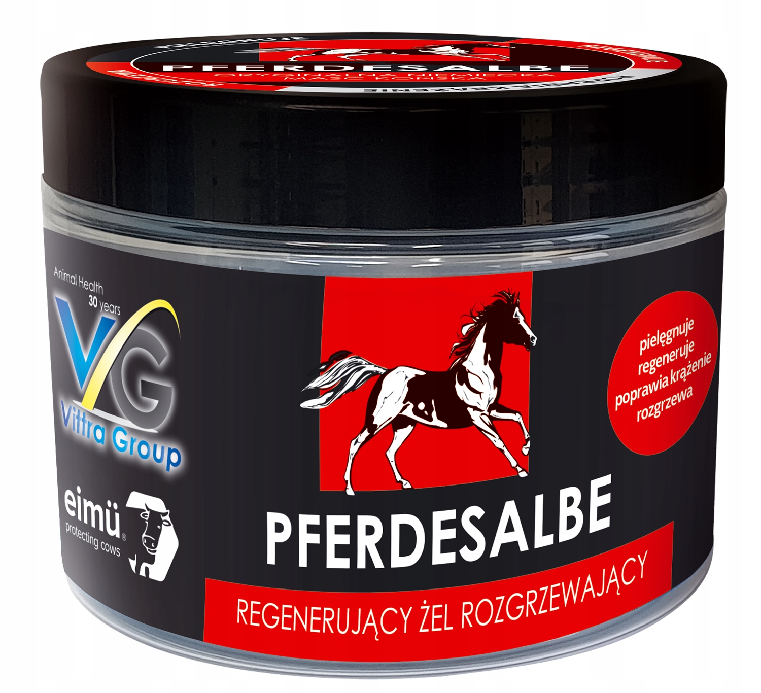 

Pferdesalbe regenerujący żel rozgrzewający 500ml