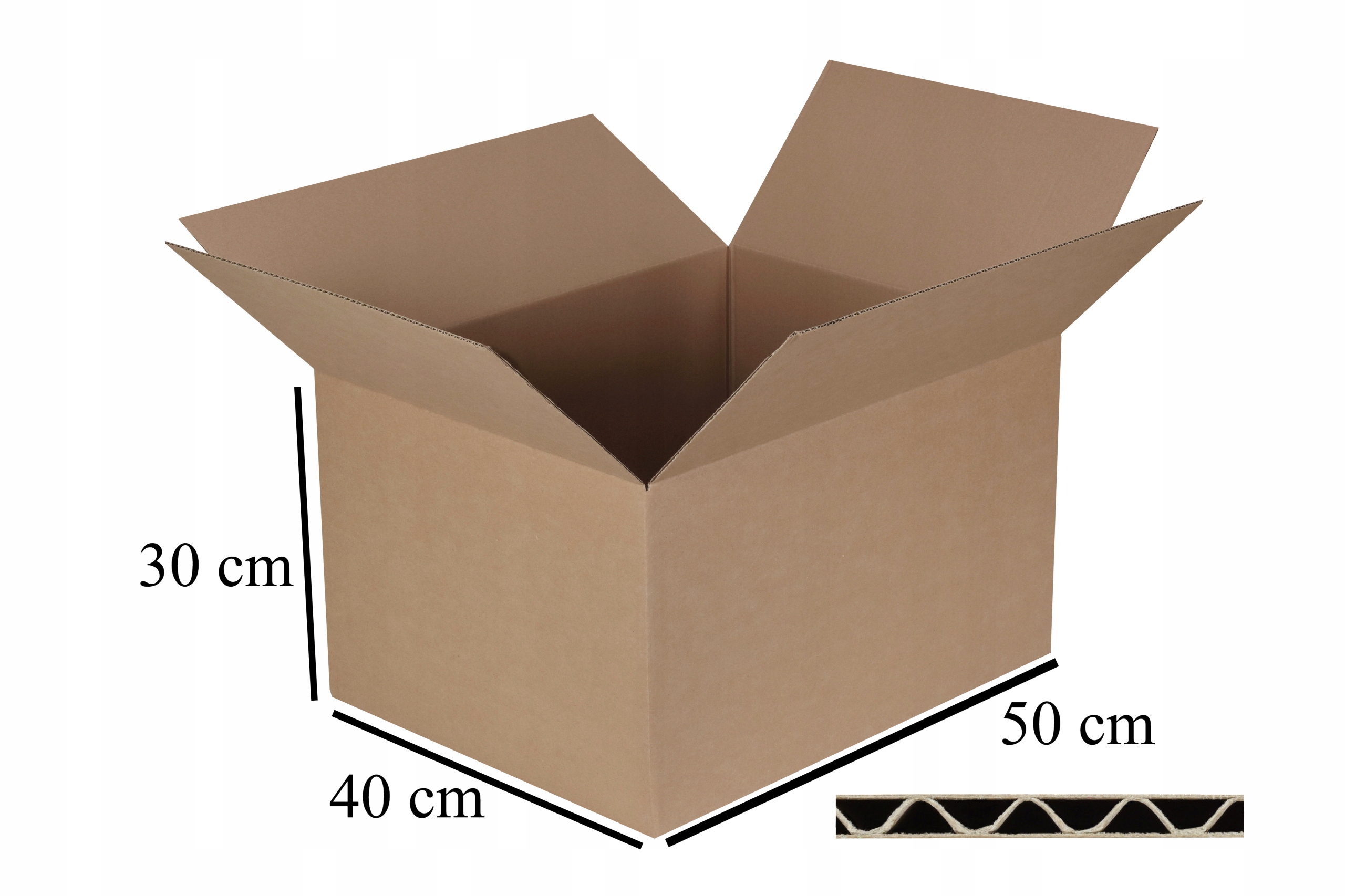 Karton Kartony Pudełka do wysyłek ORLEN InPost Gabaryt C 500x400x300 20szt. Liczba sztuk w ofercie 20 szt.