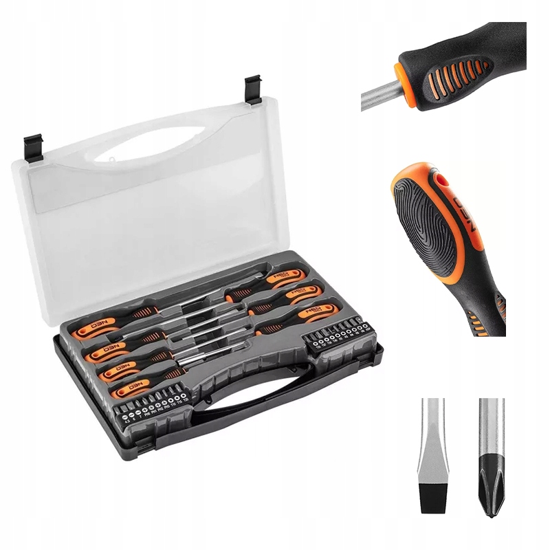 

Zestaw Wkrętaków I Końcówek Neo Tools 04-197 27szt