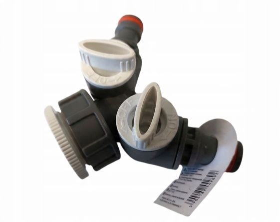 

Bradas White Line Trójnik z zaworami Gw 1"x3/4"