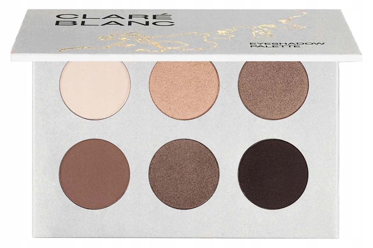 Claré Blanc Eyeshadow Palette Paleta 6 očních stínů Sense 6 x 1,4 g