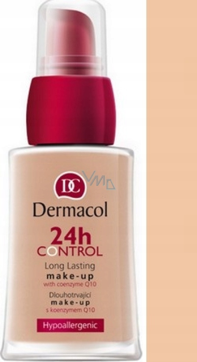 Dermacol Lehký Podkladová Báze na obličej Dlouhotrvající Q10 24 Control Long Lasting 1