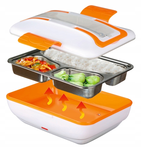 PODGRZEWACZ ŻYWNOŚCI ELEKTRYCZNY LUNCHBOX TERMOS Marka De Gusto