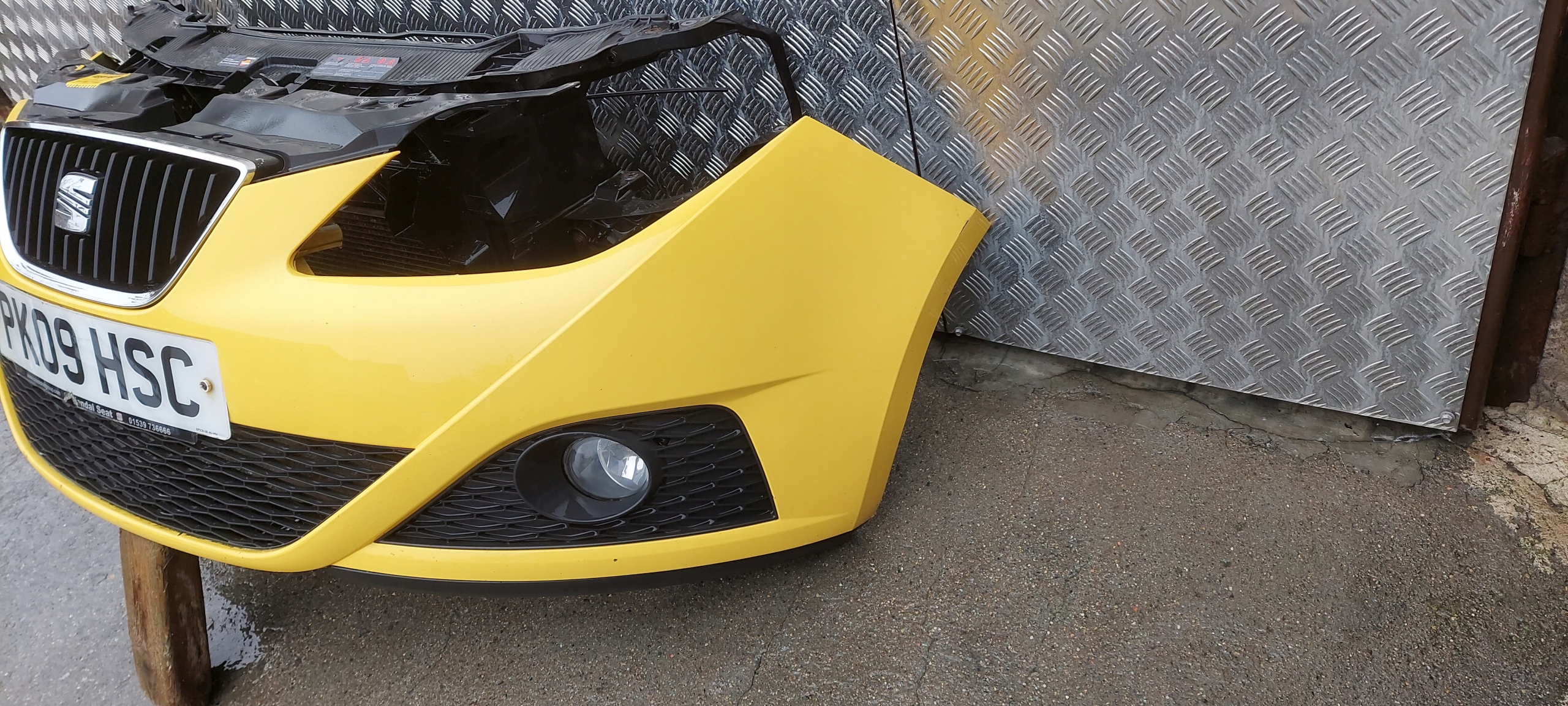 bumper front SEAT IBIZA IV 6J 08-12 LAK: LS1A