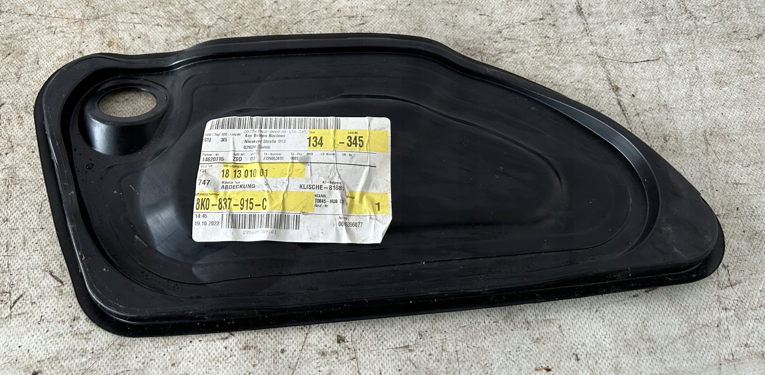 spoiler door left front AUDI A4 B8 8K0837915C