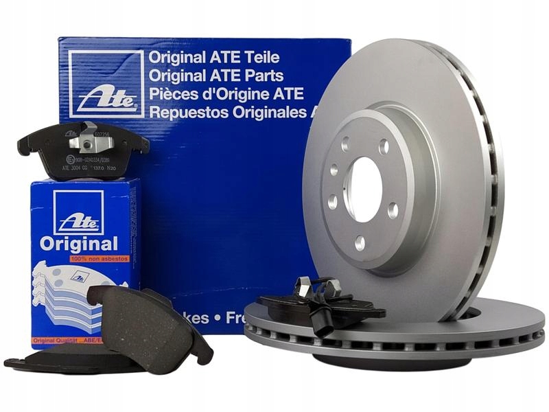 Ate диски + колодки передні AUDI A4 B8 314MM 2.0 TDI
