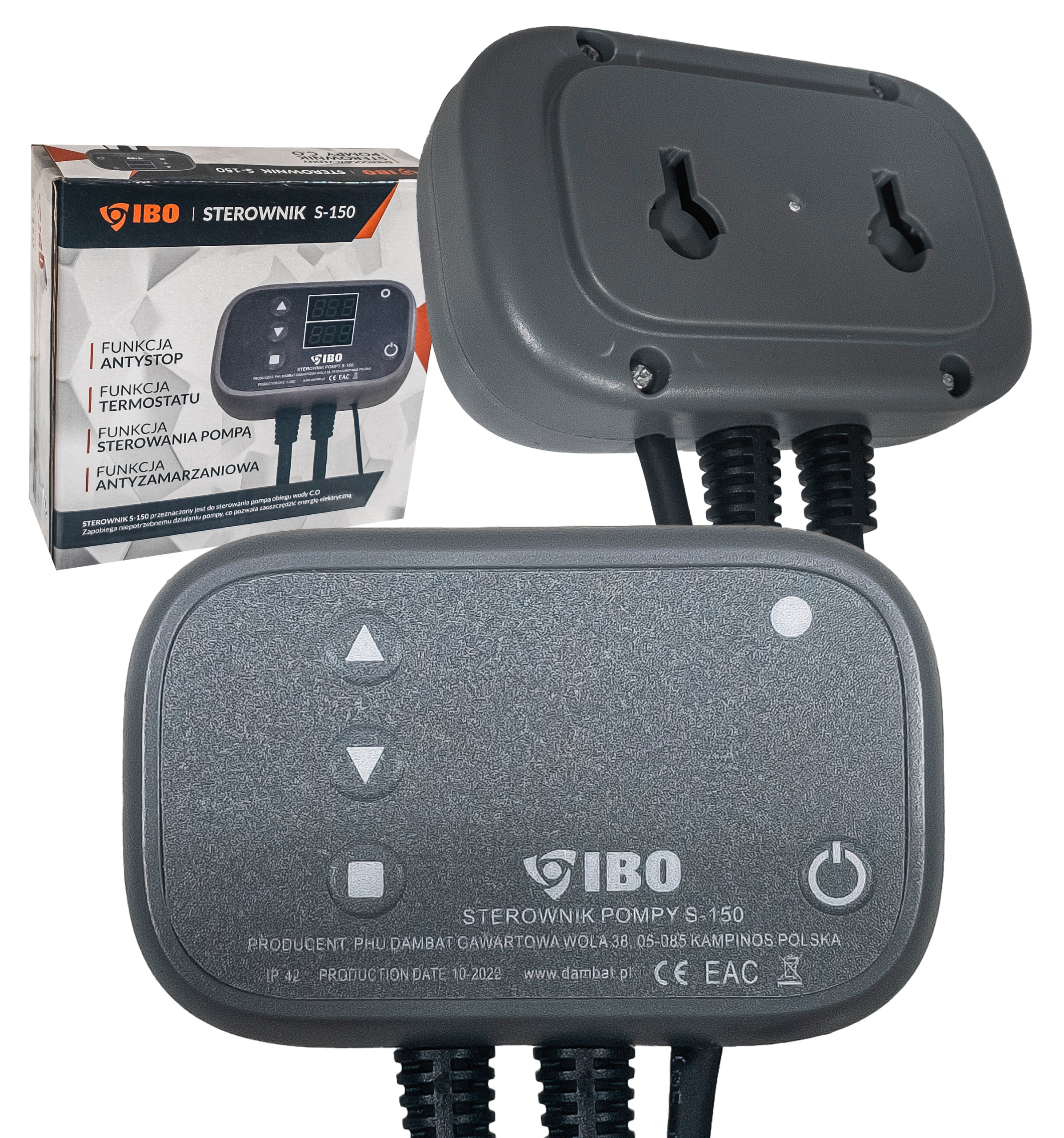 STEROWNIK REGULATOR TERMOSTAT PRACY POMPY OBIEGOWEJ KOTŁA PIECA S-150 IBO