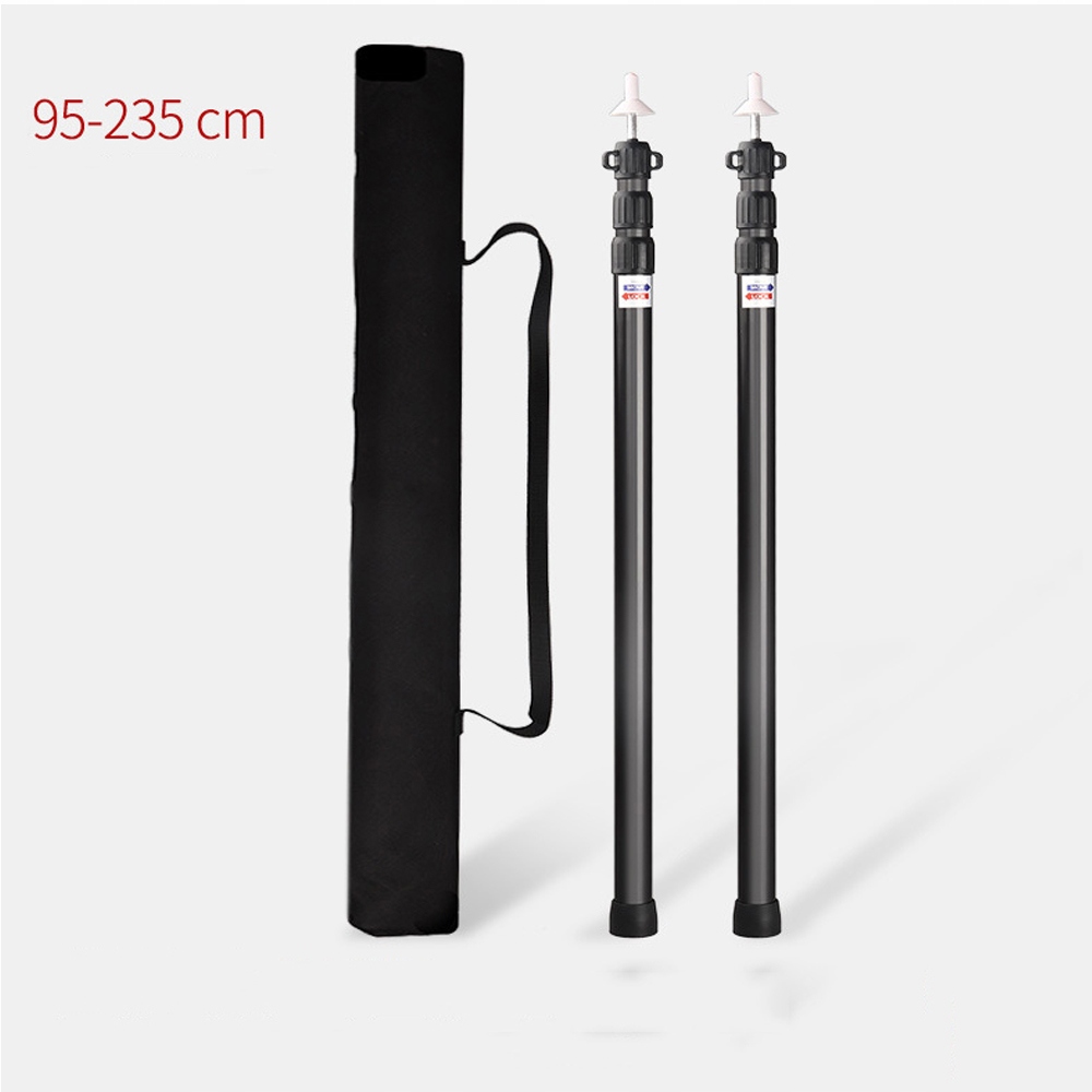 DRĄŻKI NAMIOTOWE TELESKOPOWE REGULOWANE ALUMINIUM 93-230 CM ZESTAW 2SZT Zestaw nie
