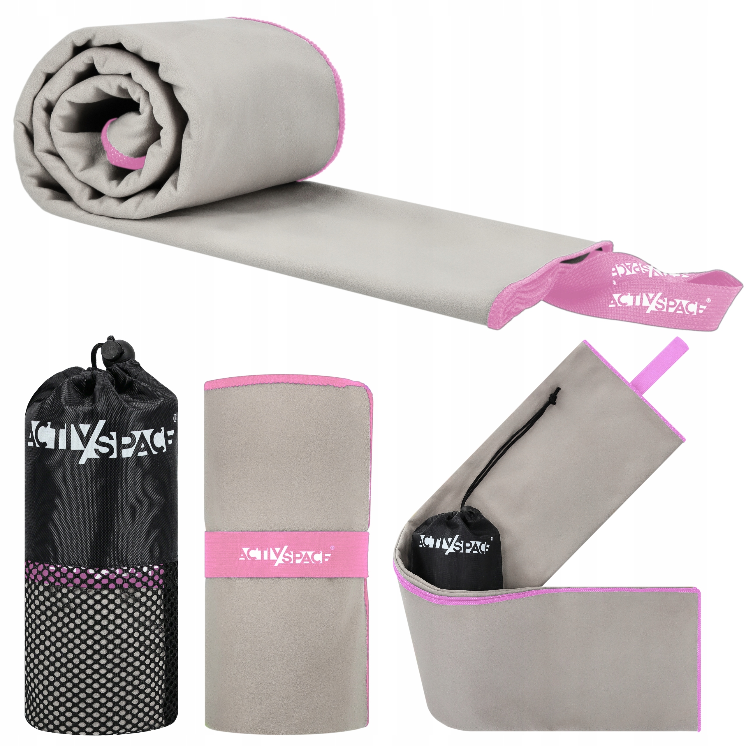 RĘCZNIK SZYBKOSCHNĄCY Z MIKROFIBRY KĄPIELOWY PLAŻOWY BASENOWY WYTRZYMAŁY