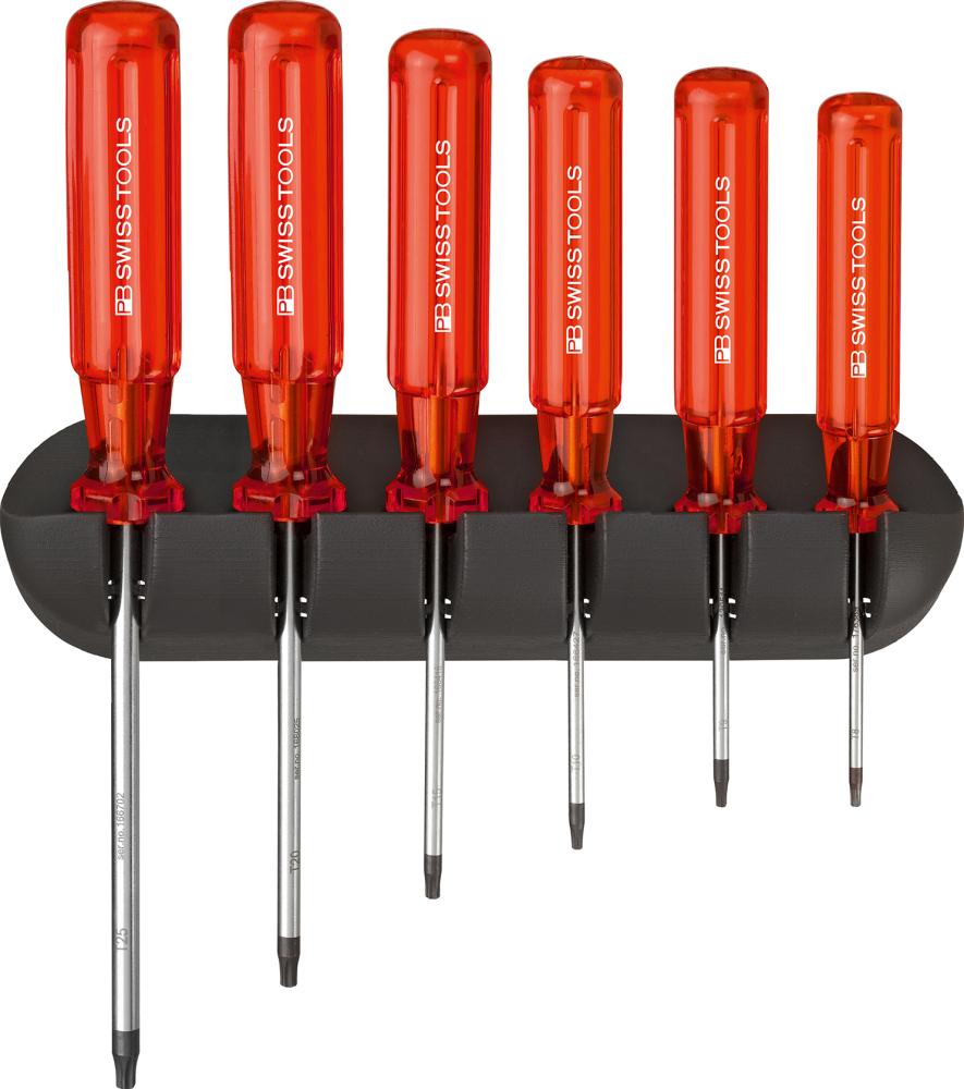Sada šroubováků Torx T8-25 v nástěnném držáku Classic Pb Swiss Tools