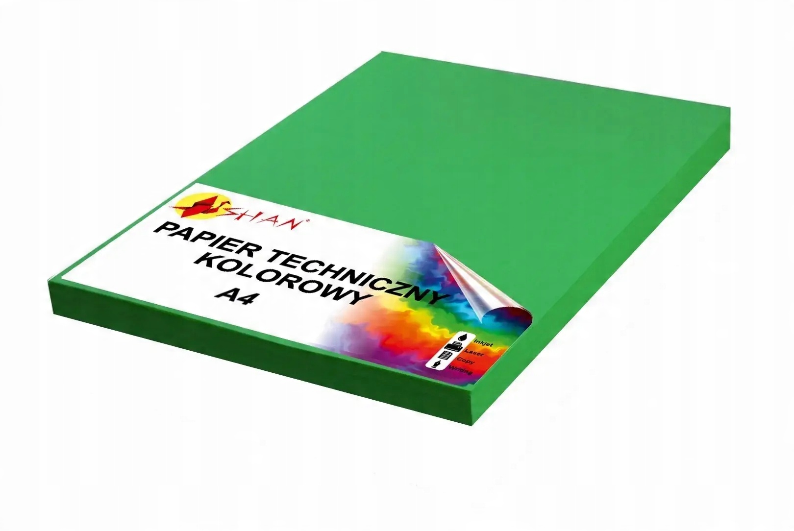 

Papier techniczny A4 160g zielony intensywny 50ark