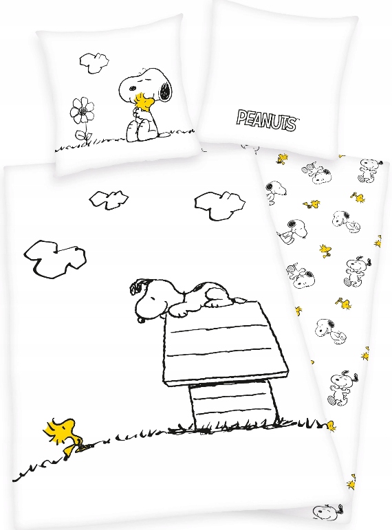 

Pościel Młodzieżowa Snoopy Fistaszki Pies 140X200