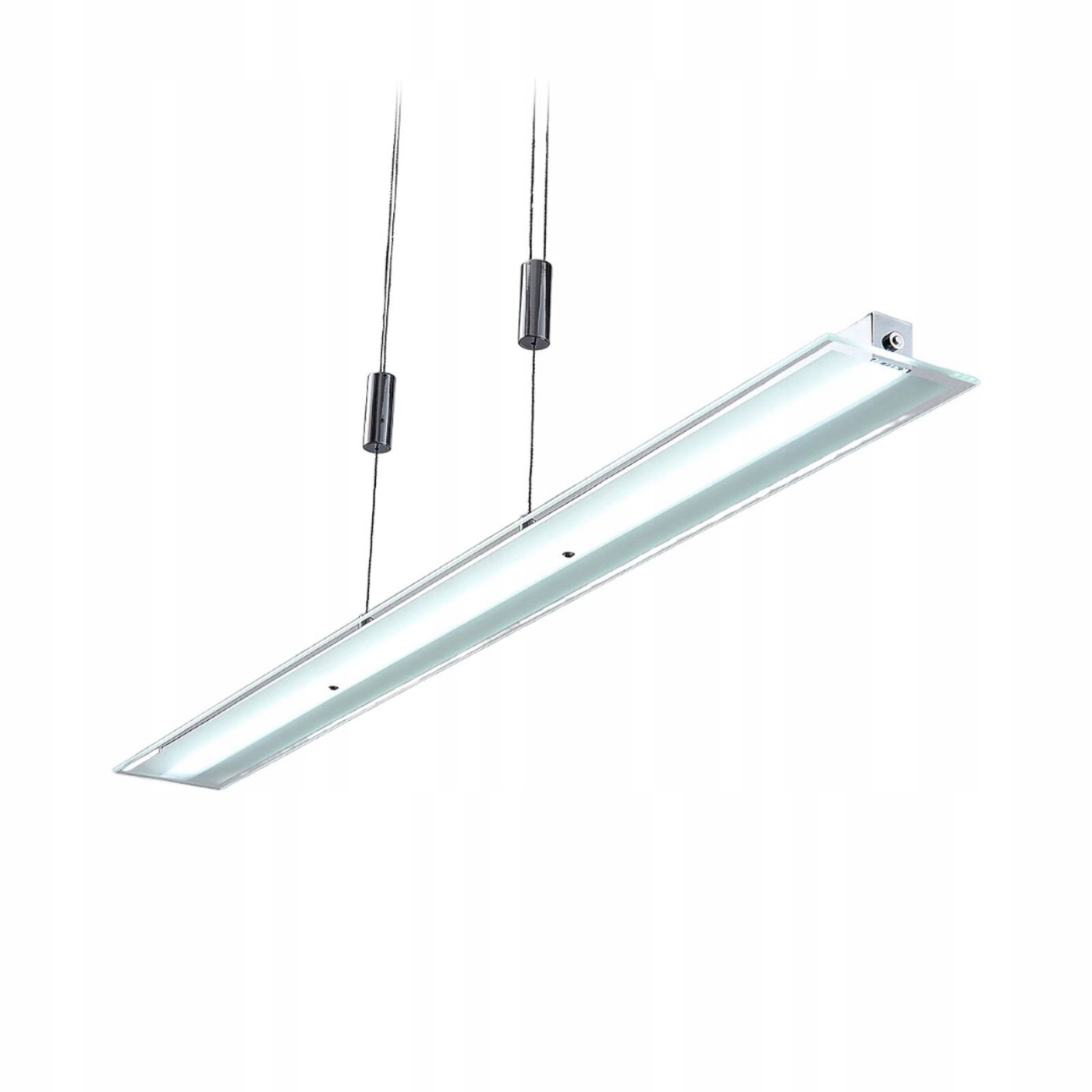 Lampa wisząca Led Lindby Sladja, chrom, szkło, ściemniacz dotykowy