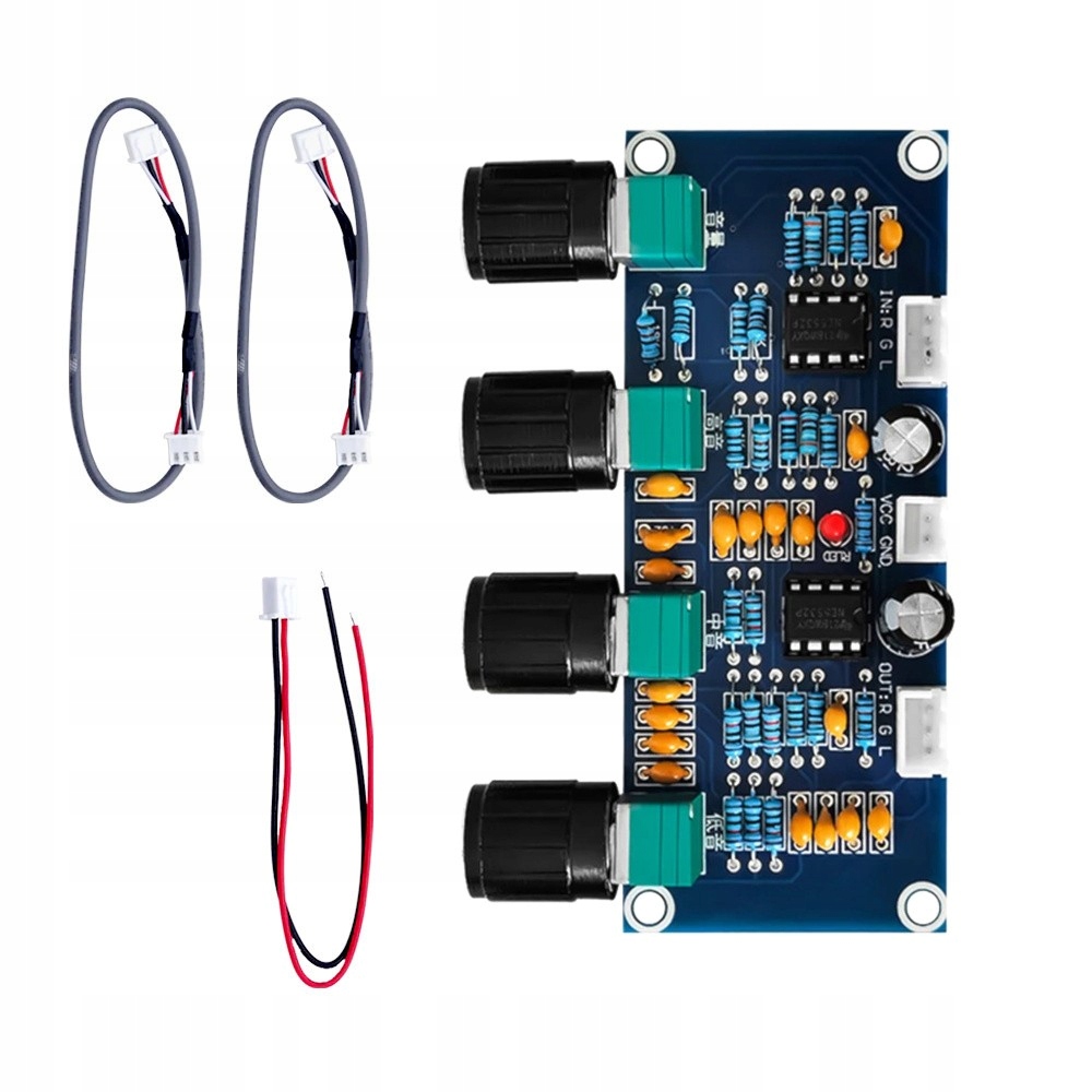 652 Przedwzmacniacz audio XH-A901 12-24V NE5532 - Sklep, Opinie