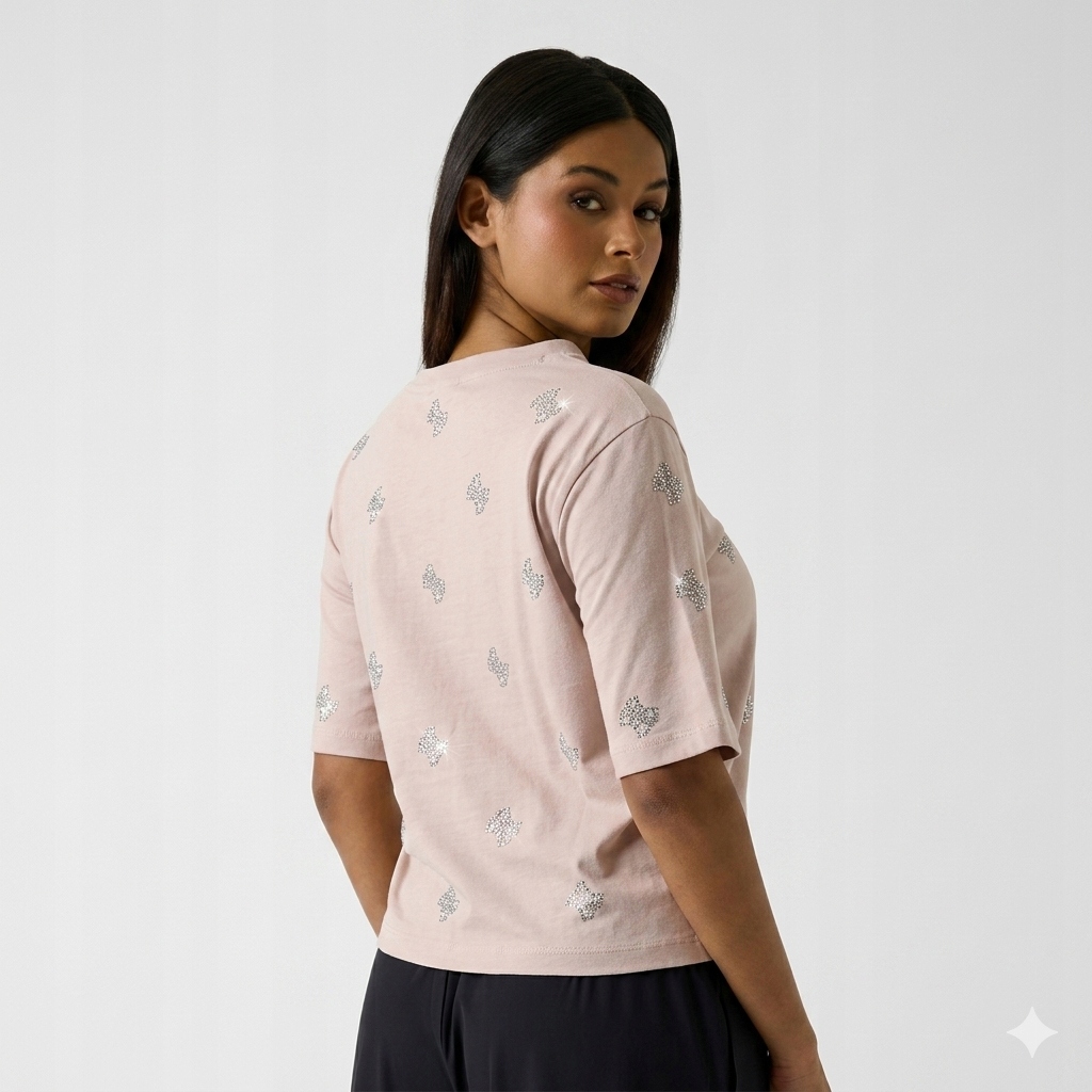 Dámské triko Guess silvy 4g ss cn t-shirt