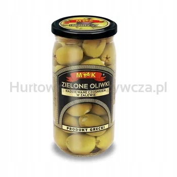 Mk Zelené Olivy plněné česnekem 350 g