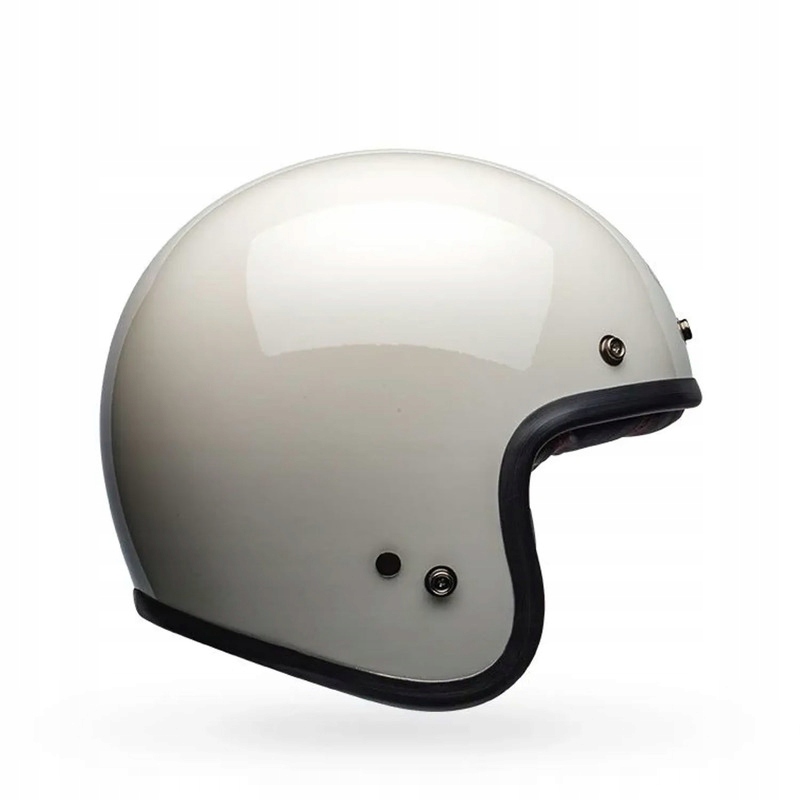 Motocyklová Prilba Bell Custom 500 Solid Vintage Biela L
