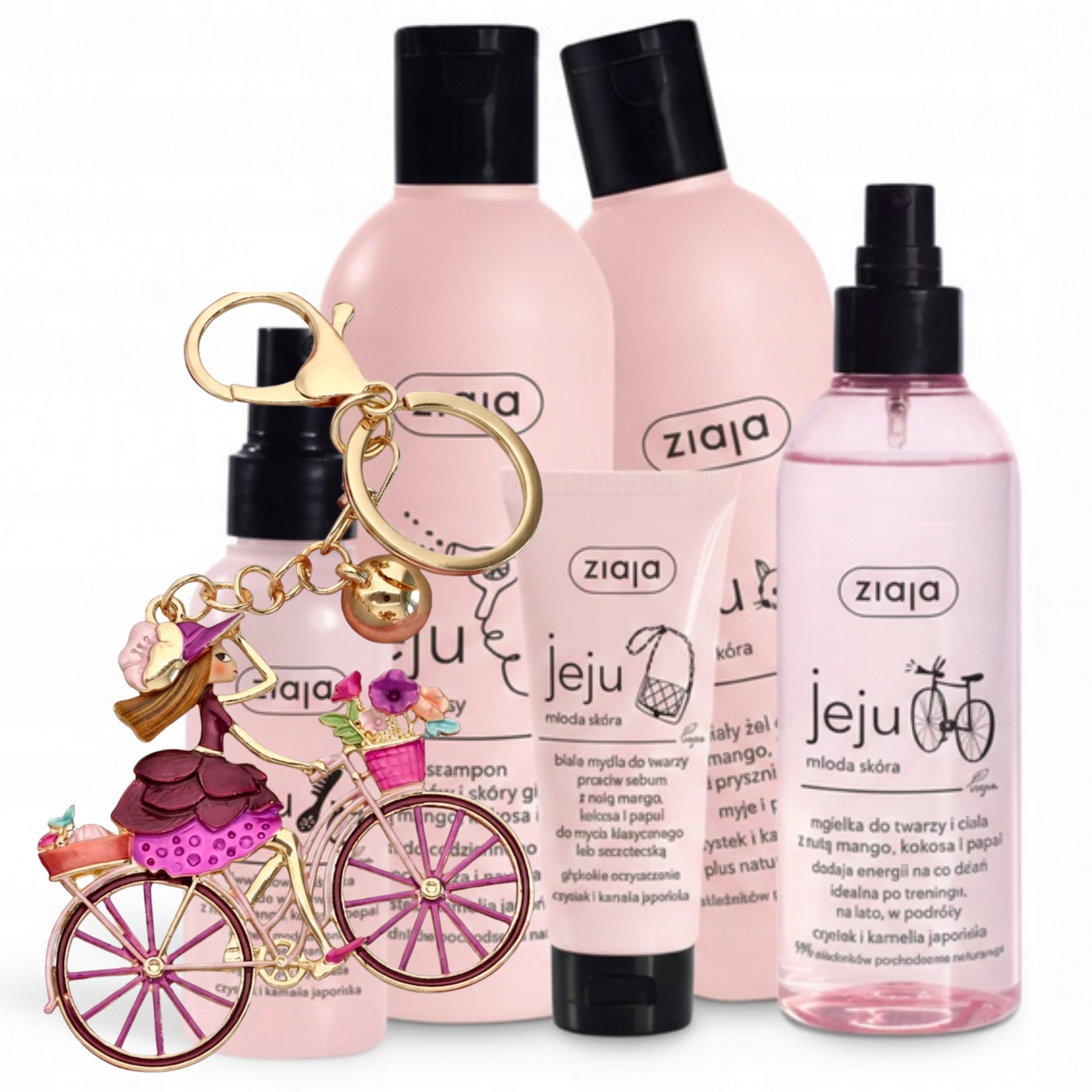 Ziaja Jeju Zestaw kosmetyków dla nastolatki dziewczyny Love PINk