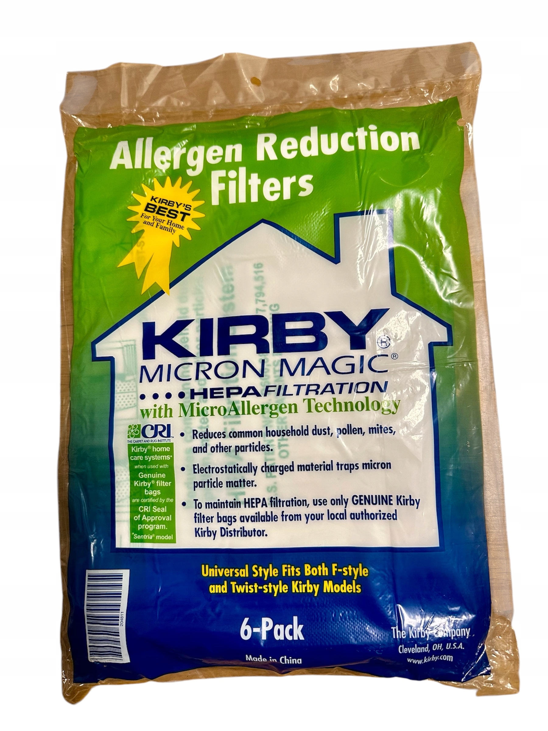 Worki Kirby Micron Magic Oryginalne komplet 6 szt